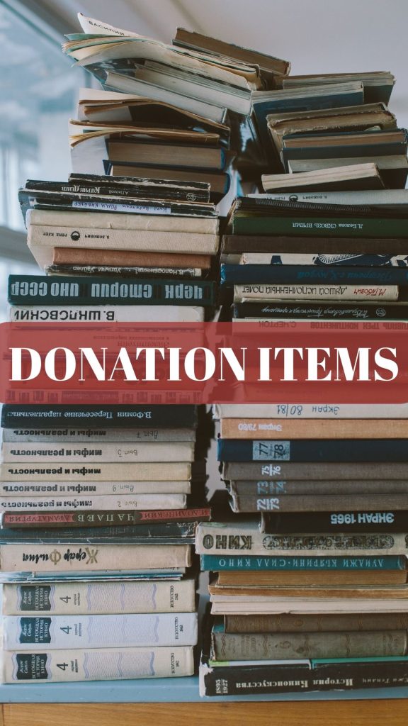 DONATION ITEMS